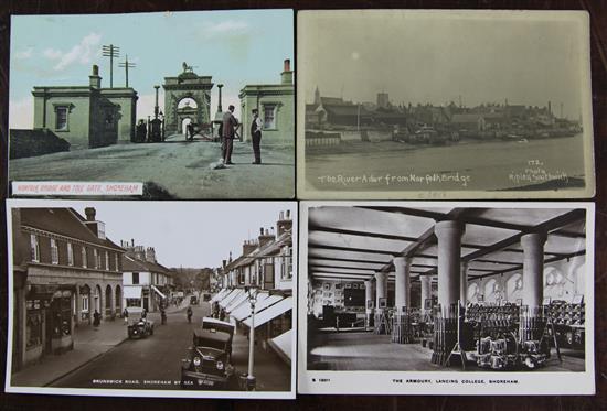 Shoreham by Sea. An album of 250 postcards together with facsimiles,